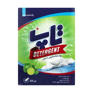 پودر لباسشویی دستی تاپ مدل Lemon مقدار 500 گرم بسته 5 عددی