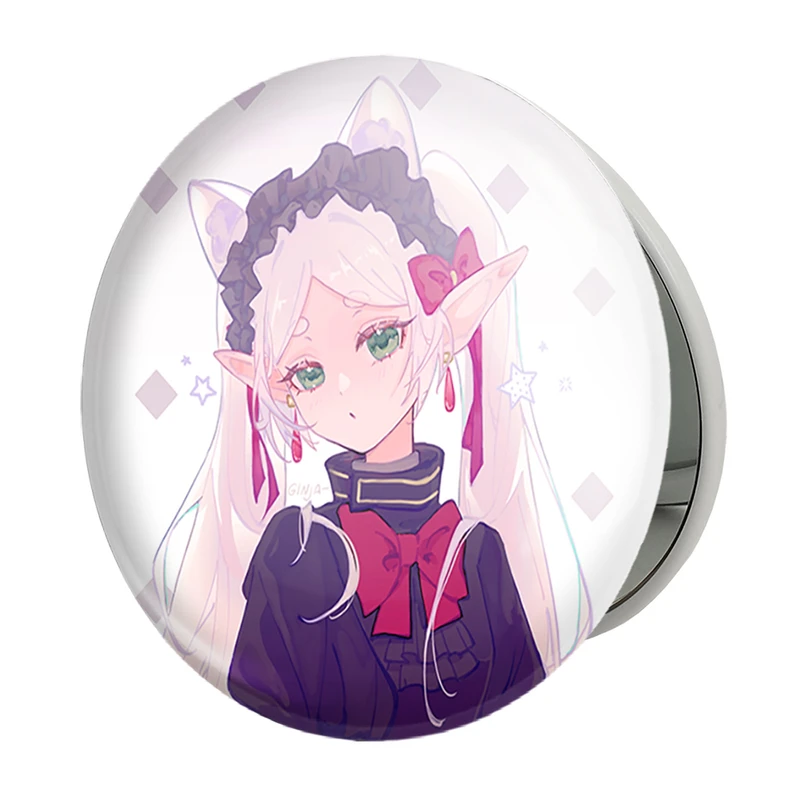 آینه جیبی خندالو طرح انیمه فریرن (Frieren) مدل تاشو کد 33922