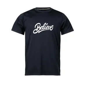 تی شرت آستین کوتاه مردانه مدل  believe_N1_0197 رنگ مشکی