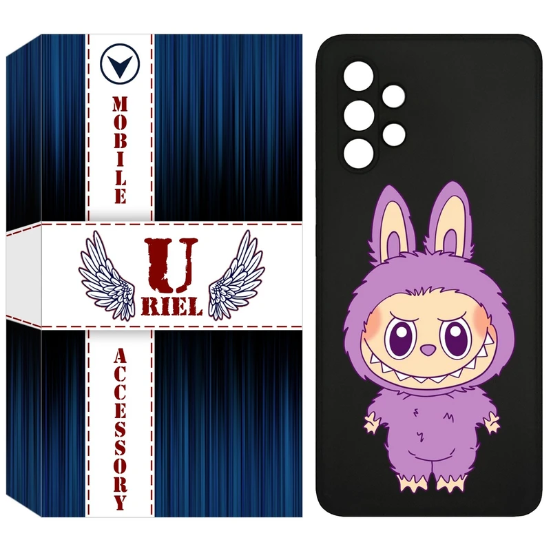 کاور یوریل قاب مدل KSH کد 150 طرح عروسک لبوبو مناسب برای گوشی موبایل سامسونگ Galaxy A32 4G