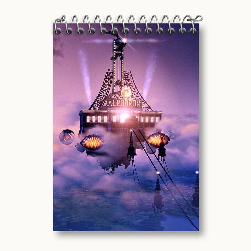 دفتر یادداشت 50 برگ خندالو مدل بازی بایوشاک (Bioshock) کد 31328