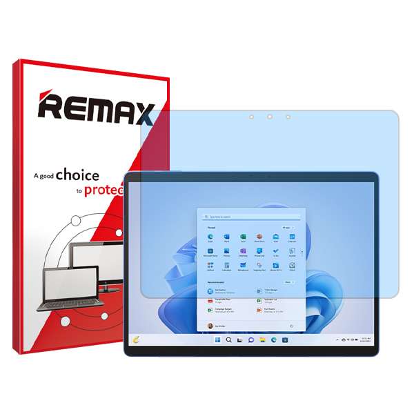 محافظ صفحه نمایش آنتی بلو ریمکس مدل Full مناسب برای تبلت مایکروسافت Surface Pro 9 محافظ صفحه نمایش آنتی بلو ریمکس مدل Full مناسب برای تبلت مایکروسافت Surface Pro 9