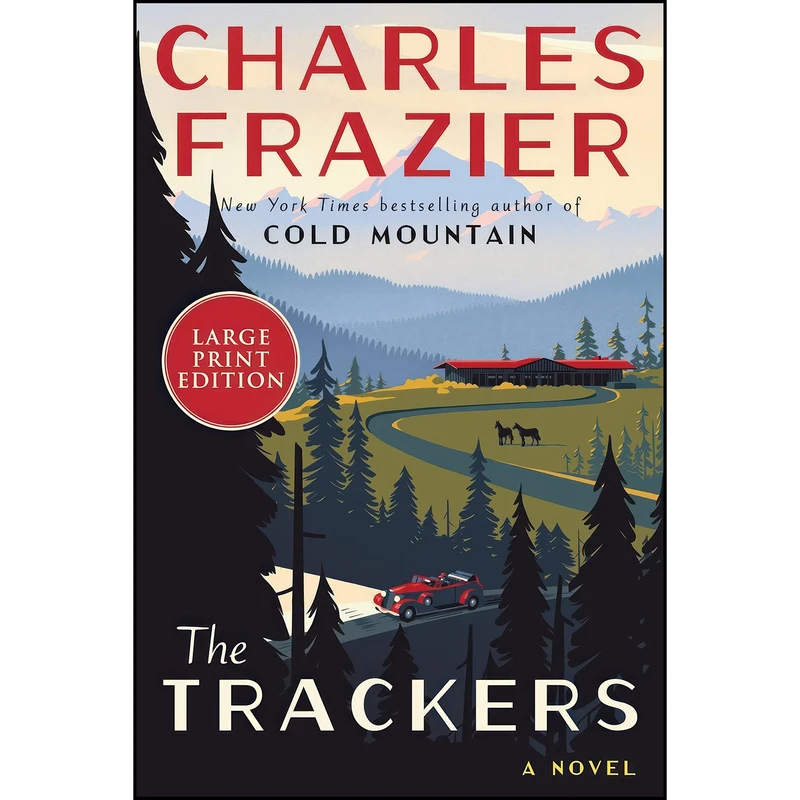 کتاب The Trackers اثر Charles Frazier انتشارات Harper Large Print