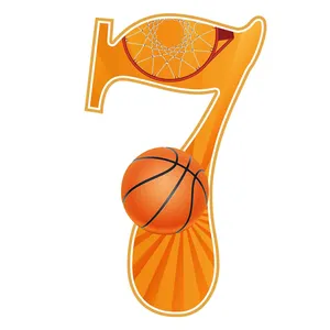 استند رومیزی مدل عدد 7 طرح بسکتبال کد 1923