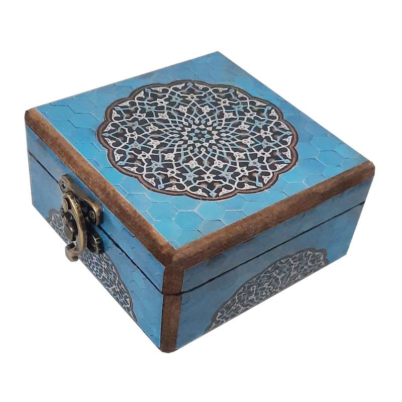 جعبه هدیه مدل النگویی طرح شمسه