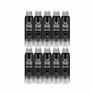اسپری خوشبوکننده بدن مردانه فیکورس مدل Benz حجم 200 میلی لیتر مجموعه 10 عددی