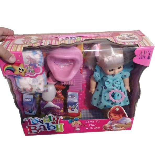 عروسک بازی مدل لاولی بی بی ارتفاع 32 سانتی متر