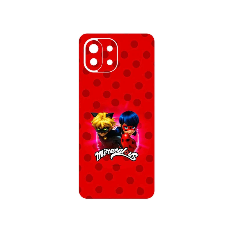 برچسب پوششی ماهوت مدل Ladybug and Cat Noir مناسب برای گوشی موبایل شیائومی MI 11 LITE