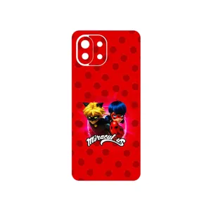 MAHOOT Ladybug and Cat Noir Cover Sticker for Xiaomi MI 11 LITE