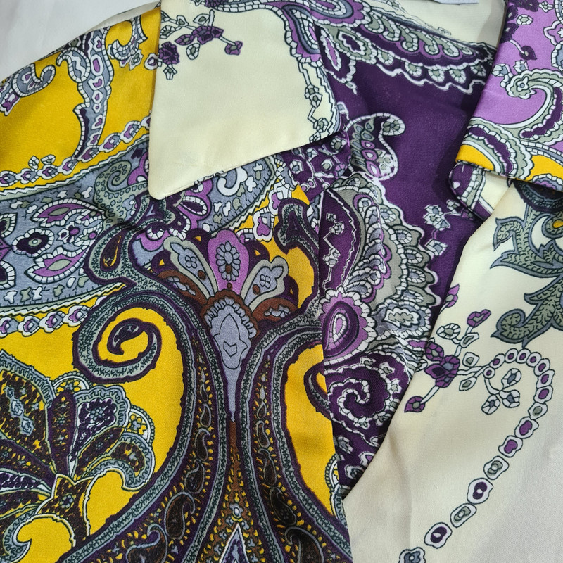 شومیز آستین بلند زنانه مدل پترن بته جقه کد ۳