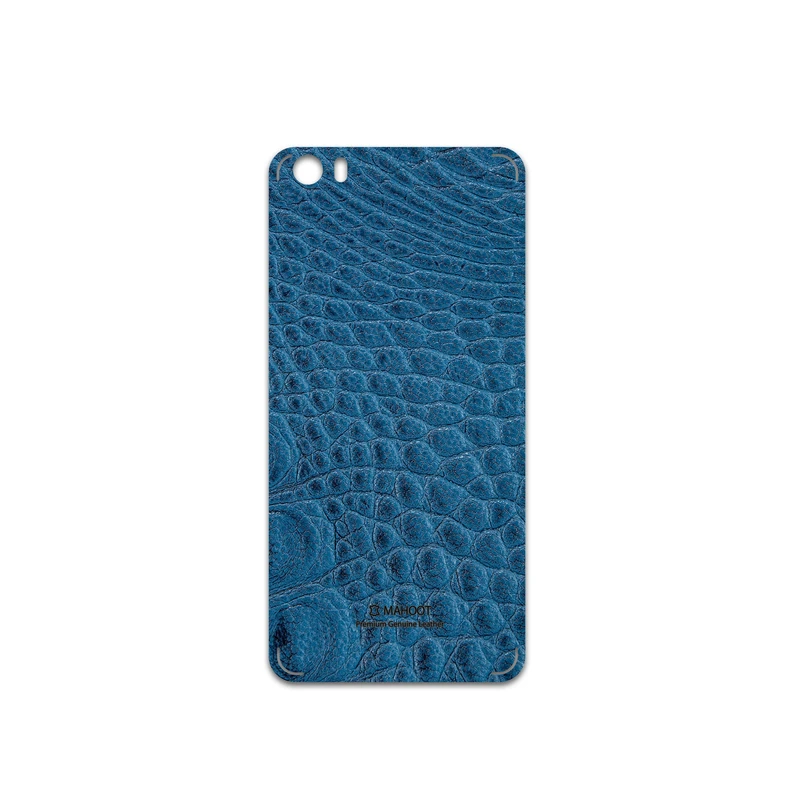 برچسب پوششی ماهوت مدل Blue-Crocodile-Leather مناسب برای گوشی موبایل شیائومی Mi 5