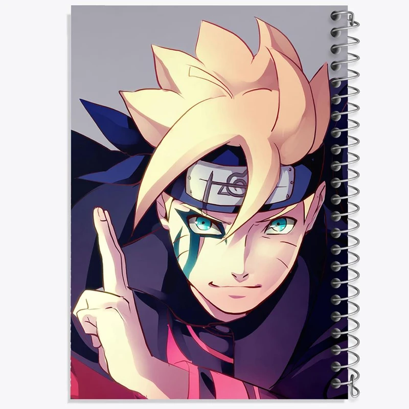 دفتر مشق 100 برگ خندالو طرح بوروتو انیمه بوروتو Boruto کد 13121