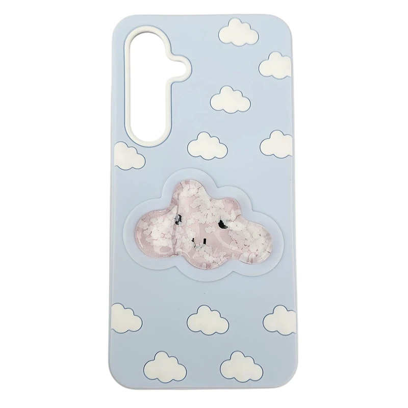 کاور مدل ابری سیلیکونی مناسب برای گوشی موبایل سامسونگ Galaxy A14