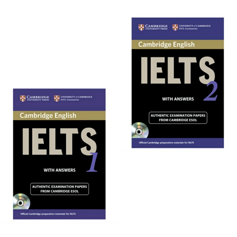 کتاب IELTS Cambridge اثر جمعی ازنویسندگان انتشارات دانشگاه کمبریج 2 جلدی