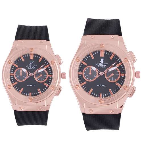 ست ساعت مچی عقربه ای زنانه و مردانه مدل HU 3824 -ST-ME-RZ