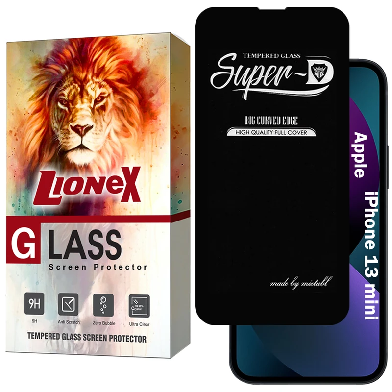 محافظ صفحه نمایش لایونکس مدل SUPERDNL مناسب برای گوشی موبایل اپل iPhone 13 mini