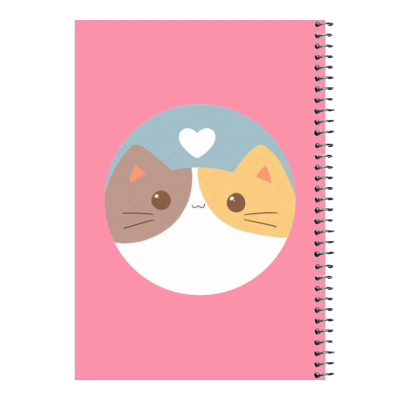 دفتر مشق 80 برگ اس جی مدل گربه کد۱   