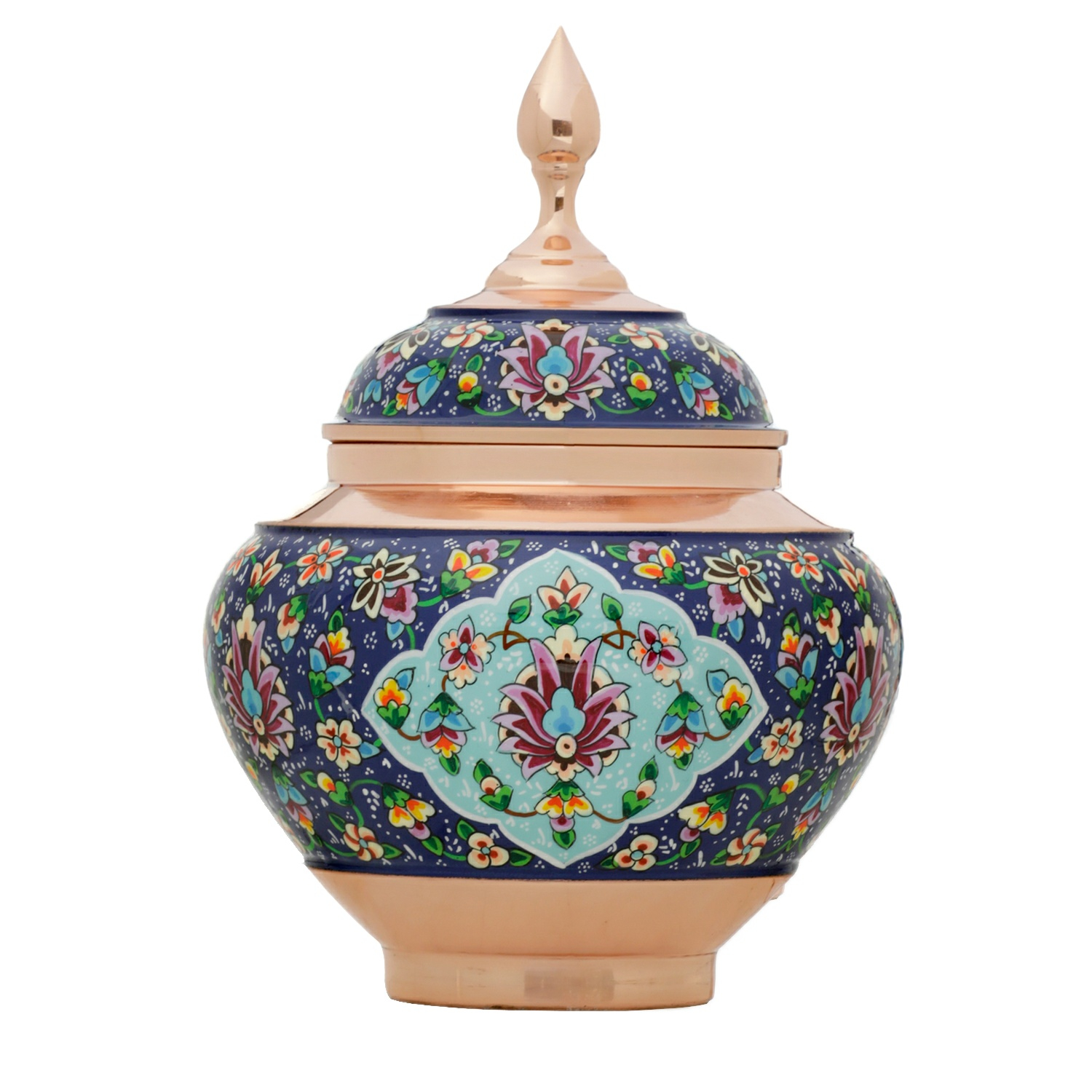 قندان مسی میراث مدل سیبی کد MP021