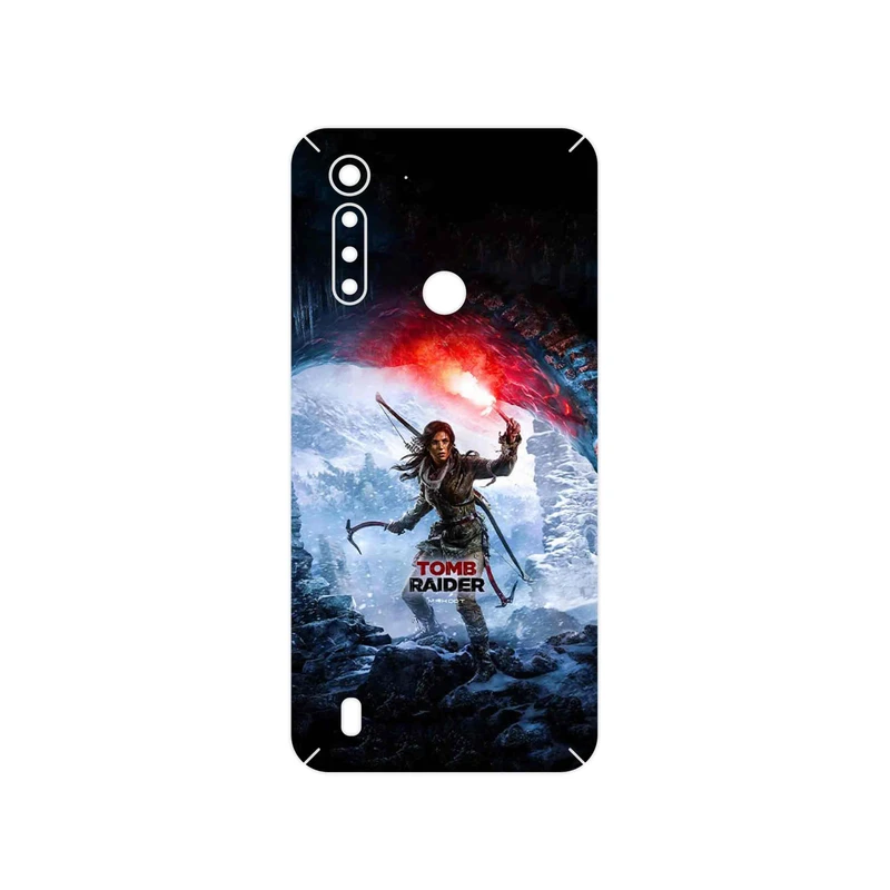 برچسب پوششی ماهوت مدل Tomb Raider Game Series مناسب برای گوشی موبایل موتورولا Moto G8 Power Lite