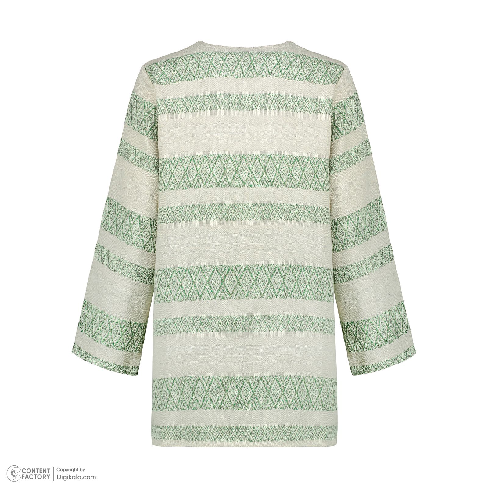 مانتو زنانه پاتن جامه مدل یقه گرد 108731030142122 -  - 4