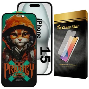 Glass Star CATPRVS Privacy Screen Protector For Apple iPhone 15