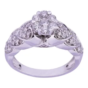 انگشتر طلا 18 عیار زنانه مدل FL 001002