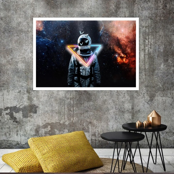 تابلو بکلیت طرح فضانورد مدل قاب شاسی W-s8200