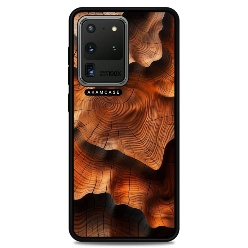 کاور آکام مدل AMC-WSGS20U-WOOD-9 مناسب برای گوشی موبایل سامسونگ Galaxy S20 Ultra