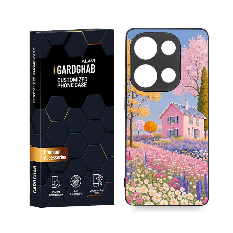 کاور گارد قاب علوی مدل دور ژله ای مناسب برای گوشی موبایل شیائومی Poco M6 Pro 4G