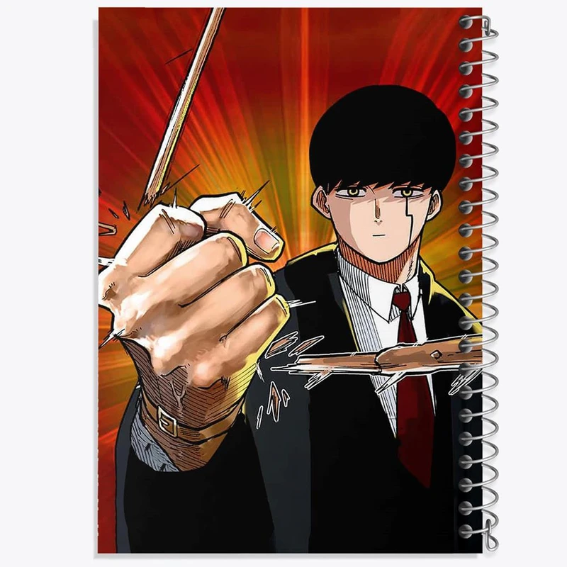 دفتر لیست خرید 50 برگ خندالو طرح انیمه ماشیل جادو و ماهیچه کد 27563