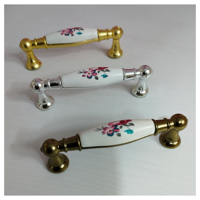 دستگیره کابینت و کمد مدل تلفنی کد H96 بسته 5 عددی