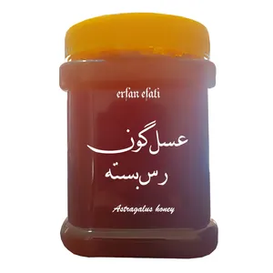عسل گون بدون تغذیه کل چرمی - 500 گرم