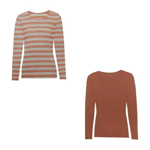 تی شرت آستین بلند زنانه اسمارا مدل p3 بسته دو عددی