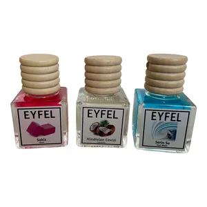 خوشبوکننده هوا خودرو ایفل مدل آدامس و نارگیل و کول واتر کد Gum-Coconut-Cool Water حجم 10 میلی‌ لیتر بسته 3 عددی