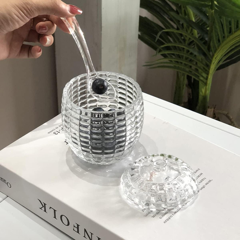ظرف عسل مدل برجسته کد 1369n به همراه قاشق