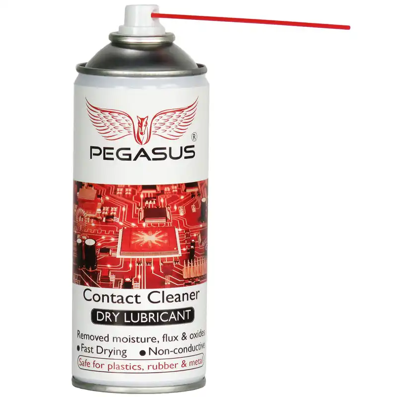 اسپری کنتاکت شور و تمیزکننده خشک پگاسوس مدل Lubricant حجم 450 میلی‌لیتر