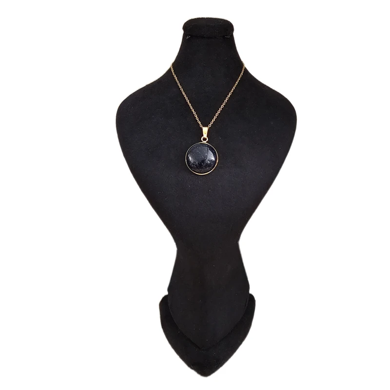 گردنبند زنانه مدل سنگ دلربا کهکشانی