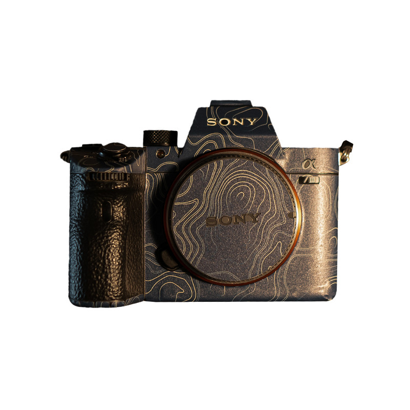 برچسب پوششی دوربین مدل توپوگرافی مناسب برای دوربین عکاسی سونی Sony Alpha 7 III