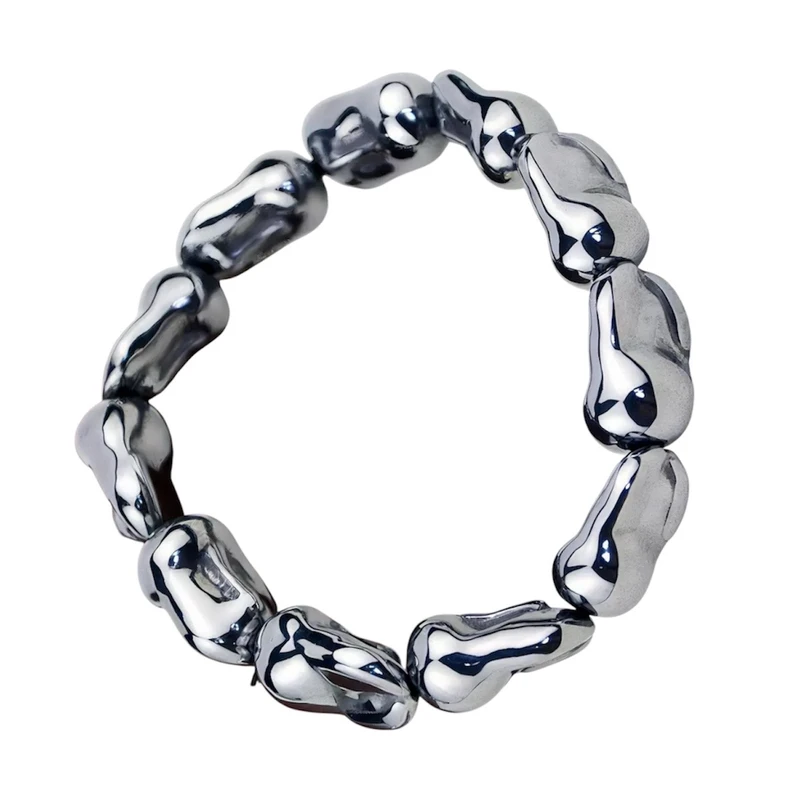 دستبند النگویی زنانه مدل مروارید s5