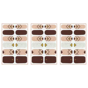 استیکر طراحی ناخن مدل H44 مجموعه 3 عددی