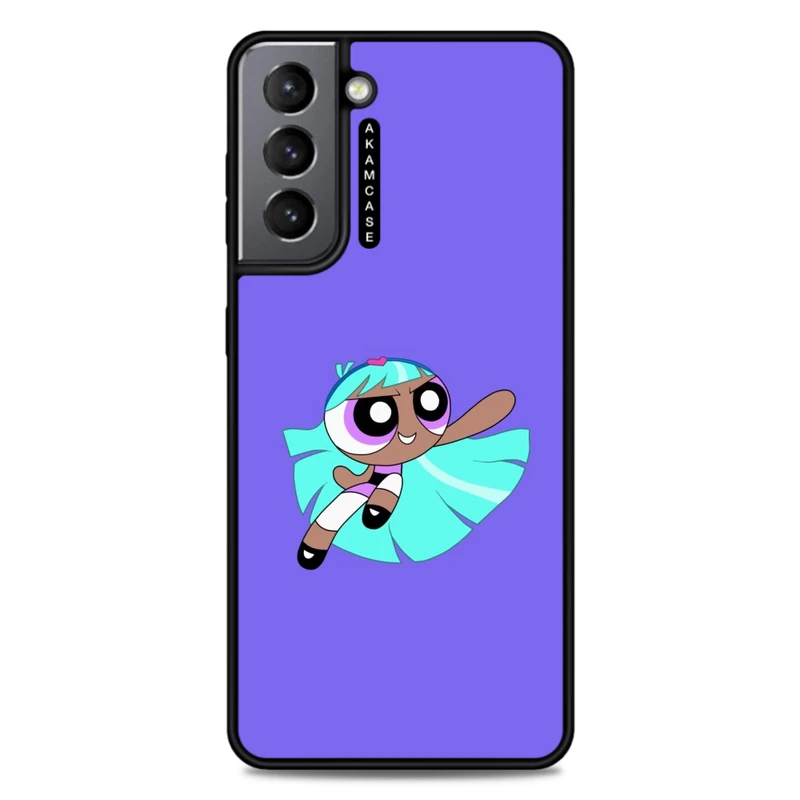 کاور آکام مدل AMCWSGS21-POWERPUFF GIRLS-4 مناسب برای گوشی موبایل سامسونگ Galaxy S21