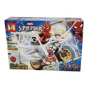 ساختنی مدل اسپایدرمن موتور سوار کد 689-5