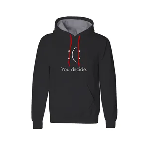 هودی مردانه مدل You decide کد K10 رنگ مشکی