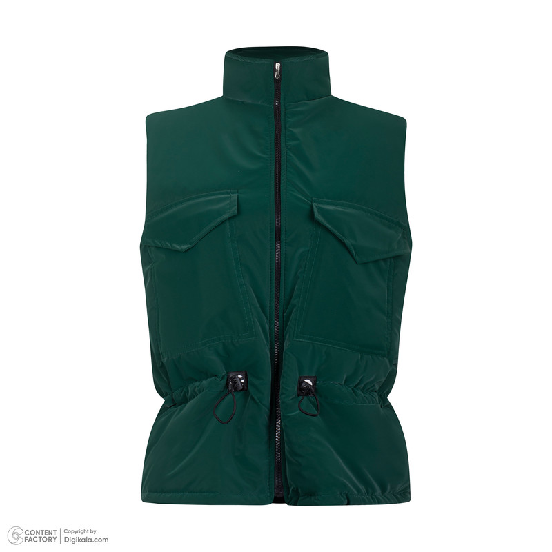 پافر زنانه سون پون مدل 227 رنگ سبز تیره