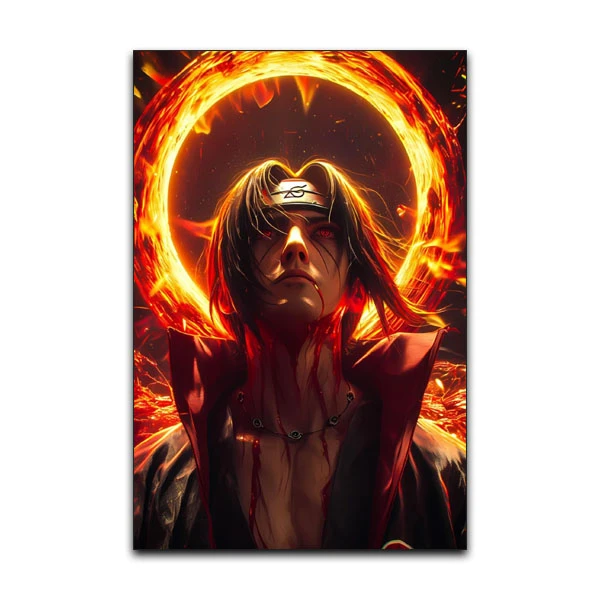 تابلو شاسی گوفی مدل ایتاچی انیمه ناروتو طرح Itachi Naruto Anime کد FIRE42