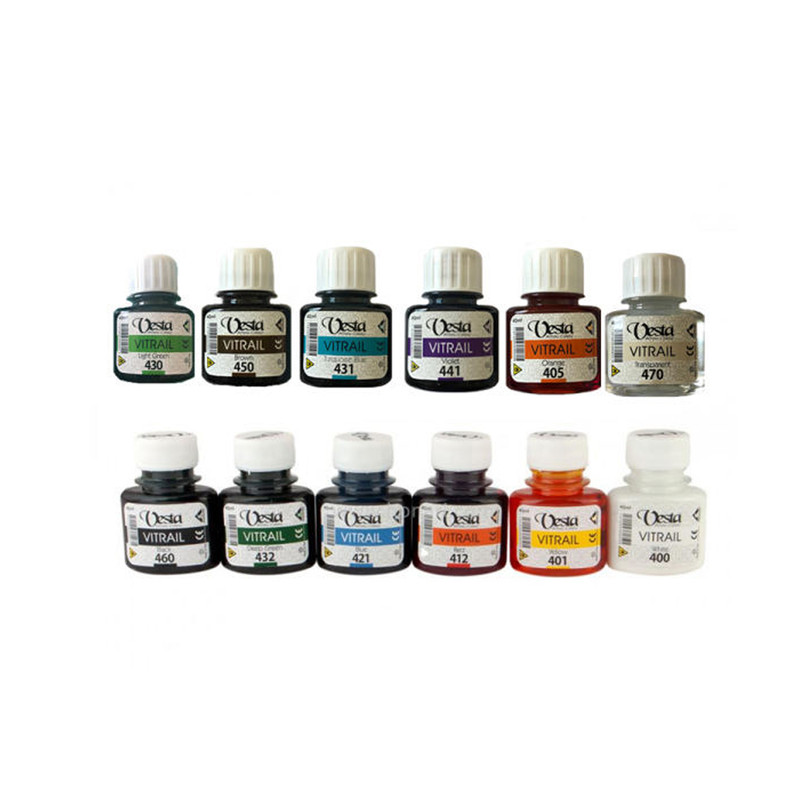 رنگ ویترای وستا کد 2 حجم 40 میلی لیتر بسته 12 عددی