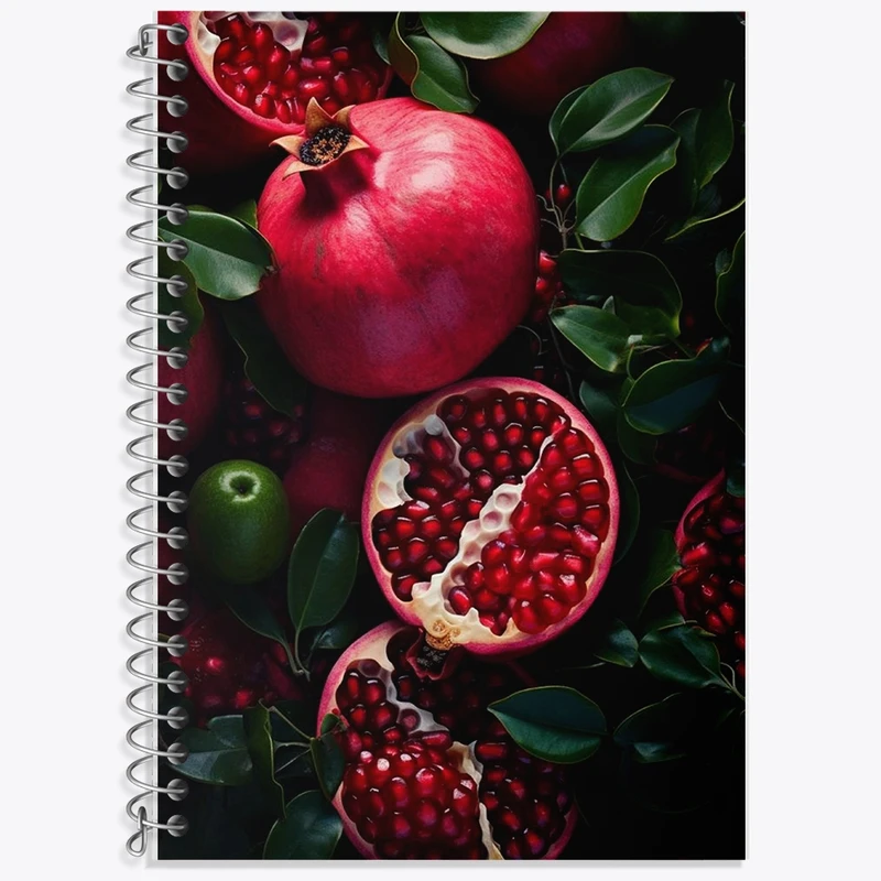 دفتر لغت 50 برگ خندالو طرح انار کد F718