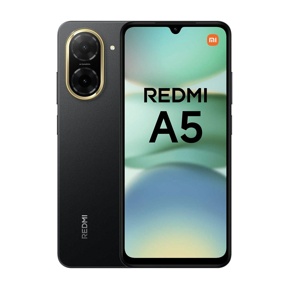 گوشی شیائومی Redmi A5 دو سیم کارت 128 گیگابایت و رم 4 گیگابایت - نسخه به همراه شارژر - به همراه سه عدد قاب
