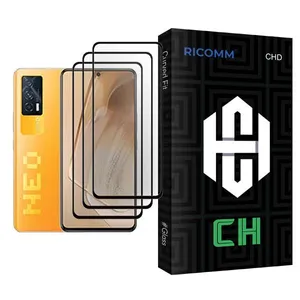 Ricomm CH Glass MIX003 Screen Protector For  iQOO Neo5 Pack Of 3
