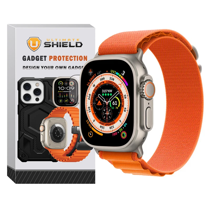 بند آلتیمیت شیلد مدل Alpine UL مناسب برای ساعت هوشمند ورنا W49 Ultra